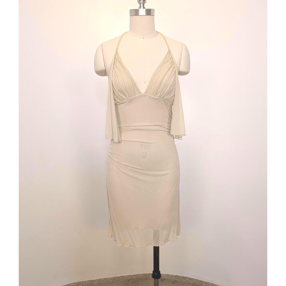 1990's Vintage Patrizia Pepe Naked Cocktail Dress XS Extra Small